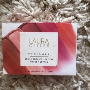Laura Geller Italian Marble Lipstick Set - Vibrant Pink and Red